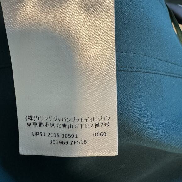 NEW Gucci Green 100% Silk A-Line Dress Short Sleeve Size 42 /6 Italy $2,735 - Picture 15 of 16